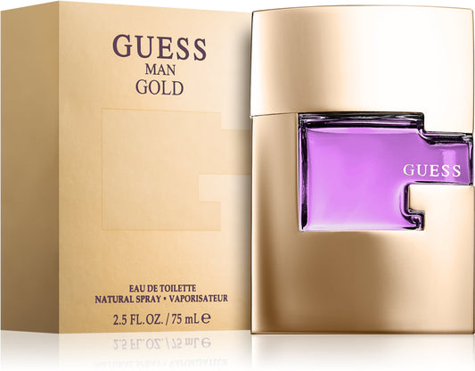 Guess Man Gold Eau de Toilette natural spray 75ml Vaporisateur